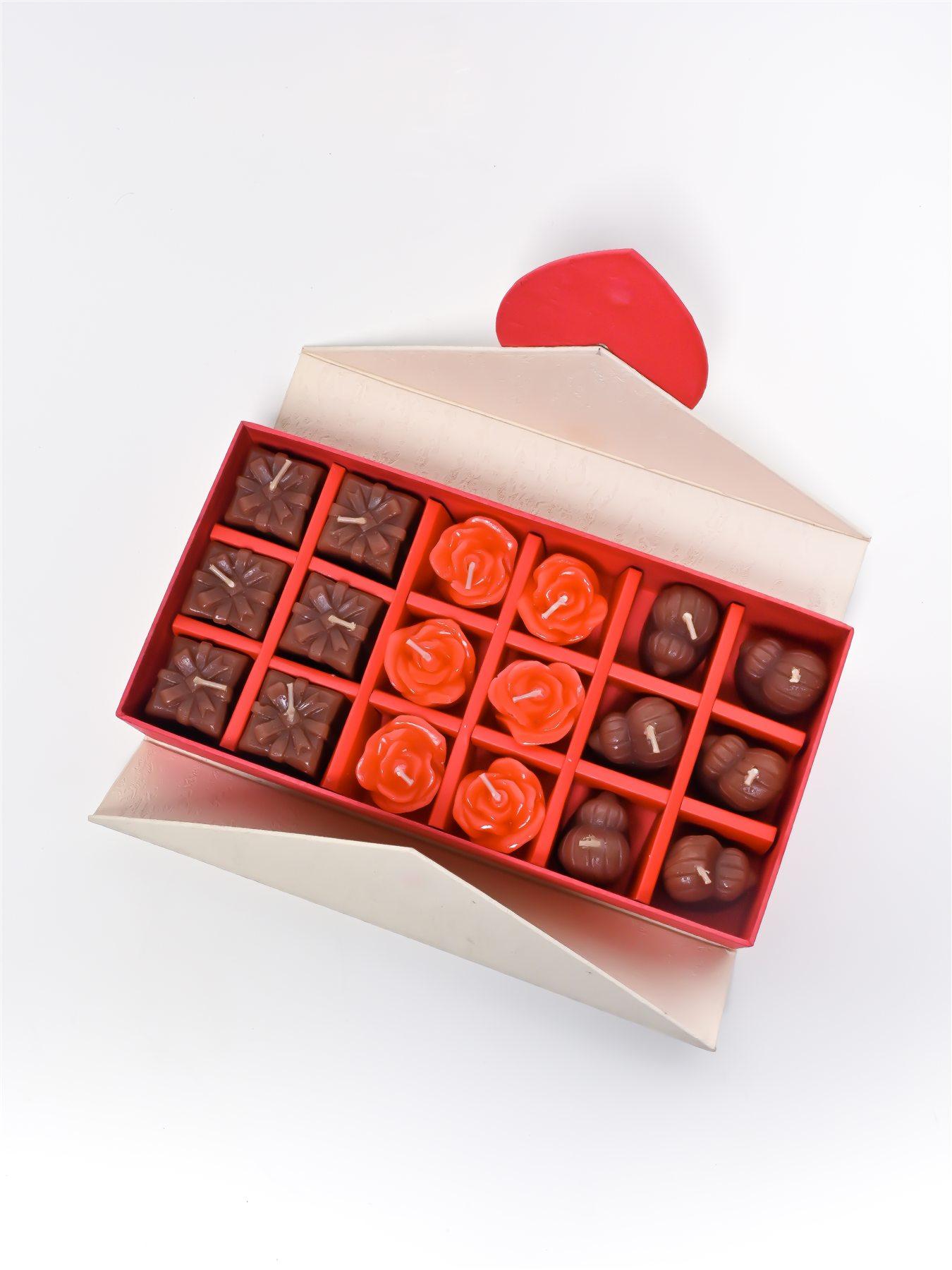 Best Wishes to You! Chocolate Candle Gift Box