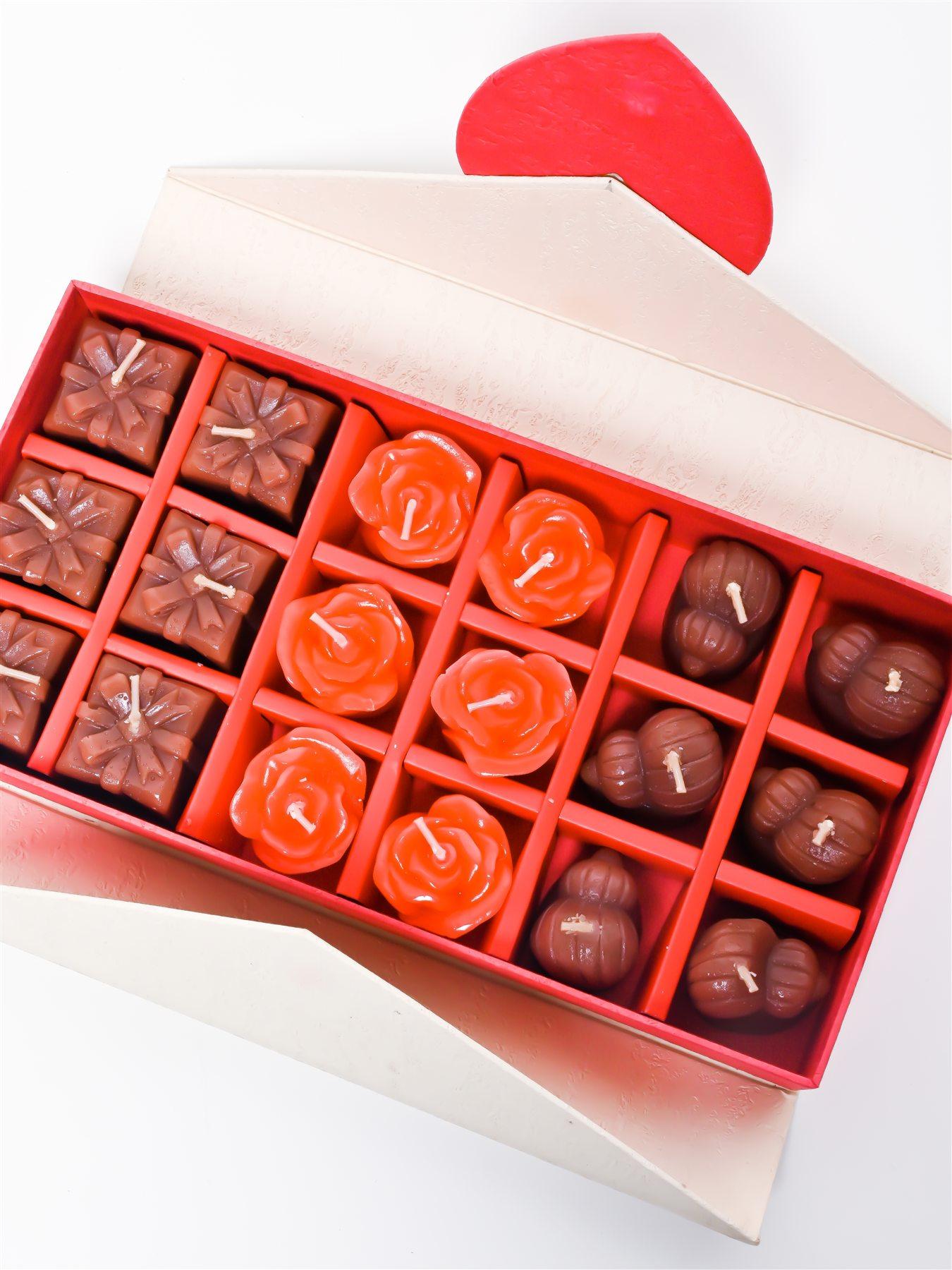 Best Wishes to You! Chocolate Candle Gift Box, view 2
